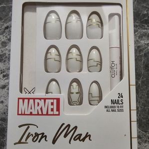 MARVEL IRON MAN Medium Press-On Nails Every Day Wear